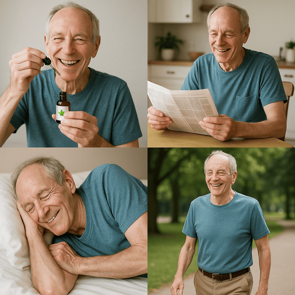 Caso clínico - Psoríase 13 Paciente melhor após o tratamento com cannabis medicinal