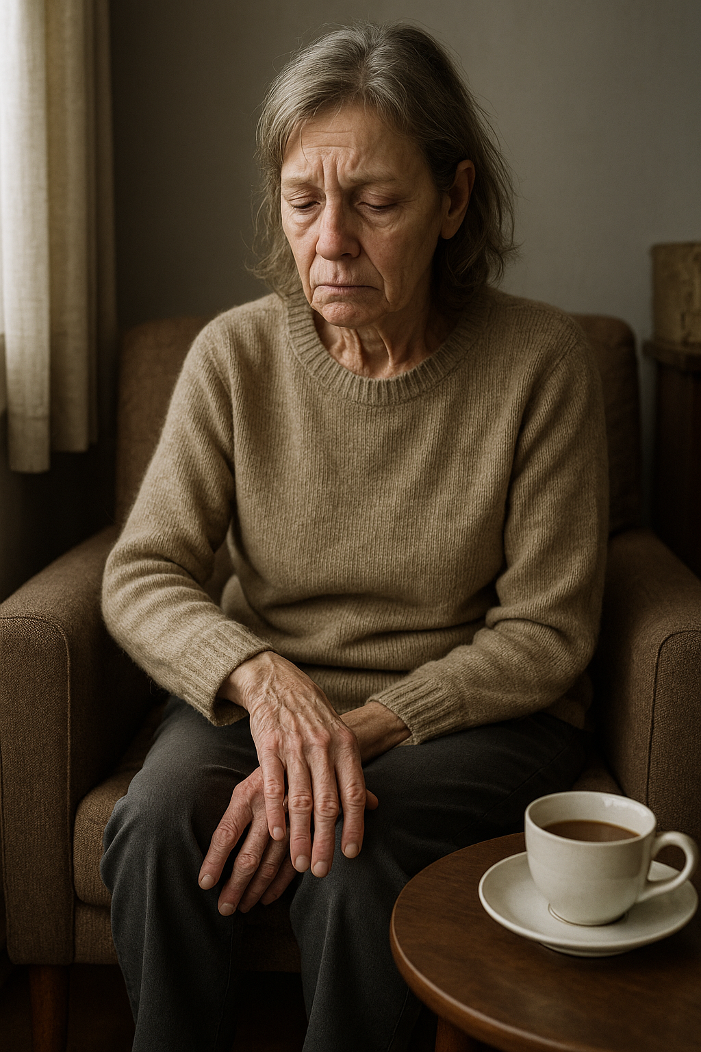 Caso Clínico: Doença de Parkinson e tratamento com cannabis medicinal 1 Paciente com Doença de Parkinson, com aparência cansada, feições tristes e expressão de ansiedade.