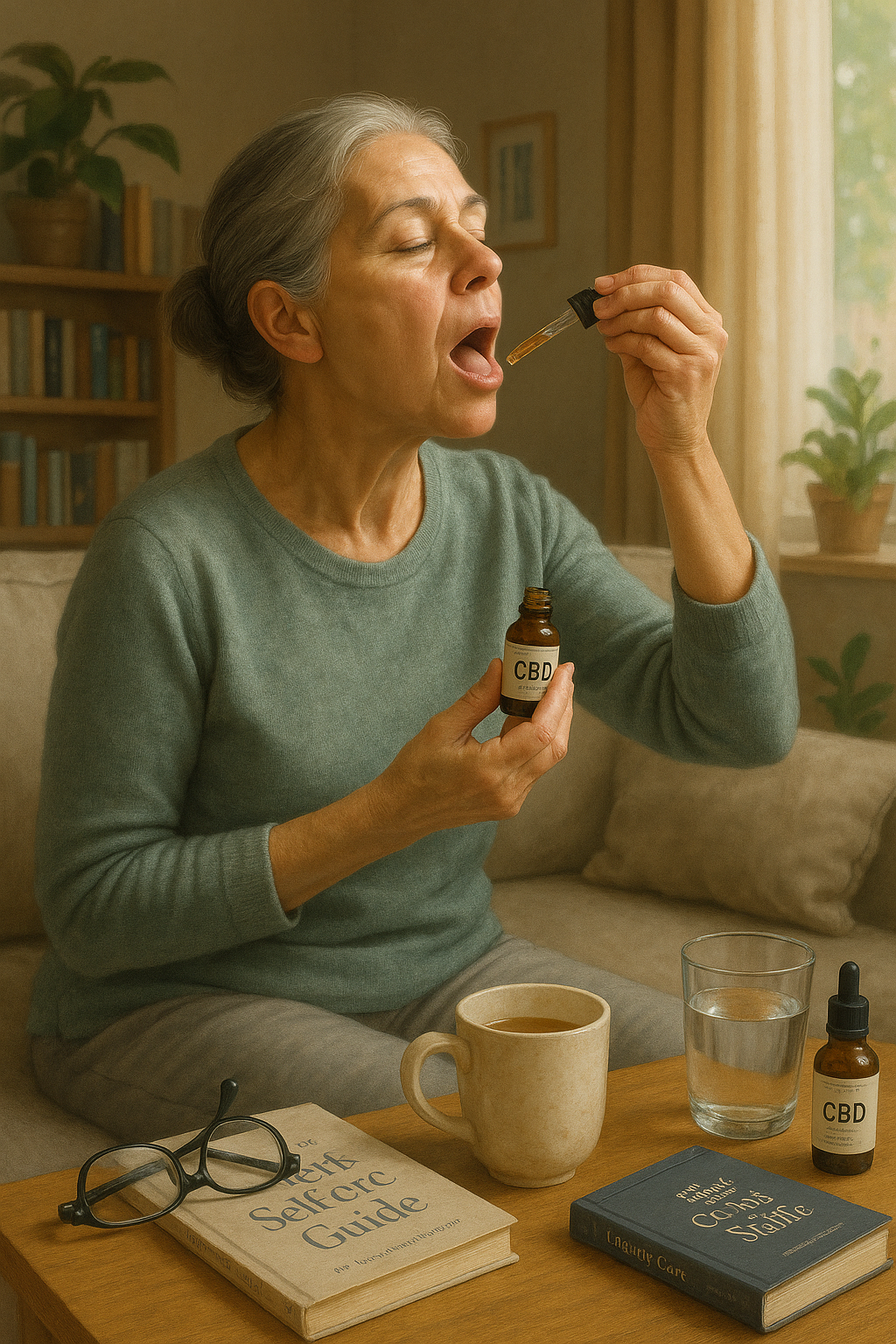 Caso Clínico: Cannabis medicinal no tratamento de Câncer Endometrial 2 Paciente realizando o tratamento com o CBD