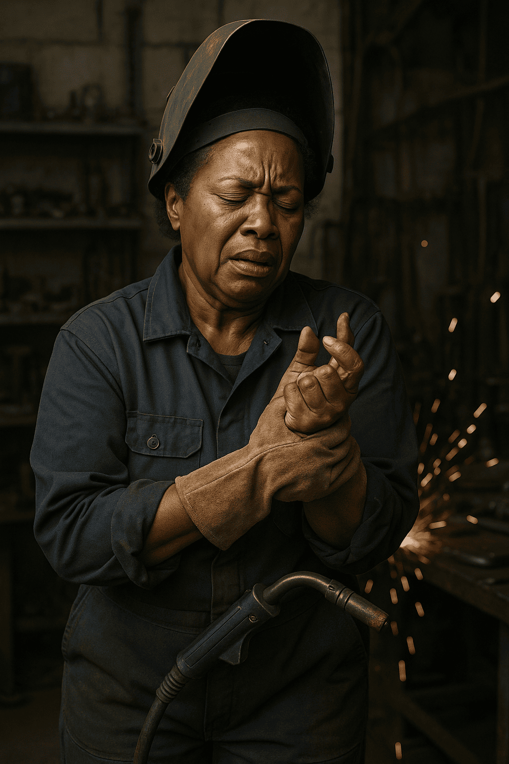 Caso Clínico: Fibromialgia associada à Artrite Reumatoide tratada com Cannabis Medicinal 1 Paciente sentido dores durante o seu trabalho